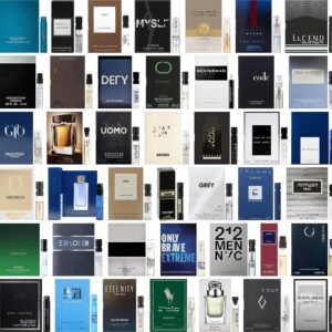 High End Random Selection Designer Fragrance Cologne Sampler Set for Men – (Pack of 10 Sample Vials)