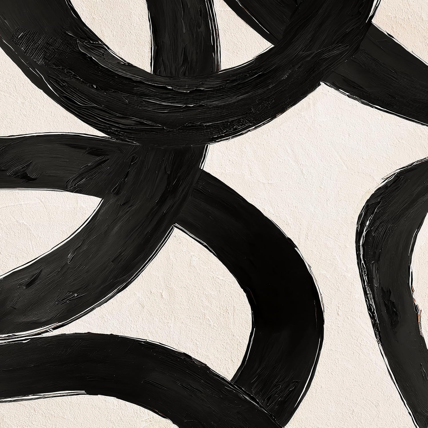 Framed Boho Black and White Brown Modern Abstract Wall Art for Living Room, Set of 6 Bohemian Wall Hanging Artwork, Minimalist Sun Geometric Pictures for Bedroom Office Bathroom Wall Decor 11x14 Inch - Image 4