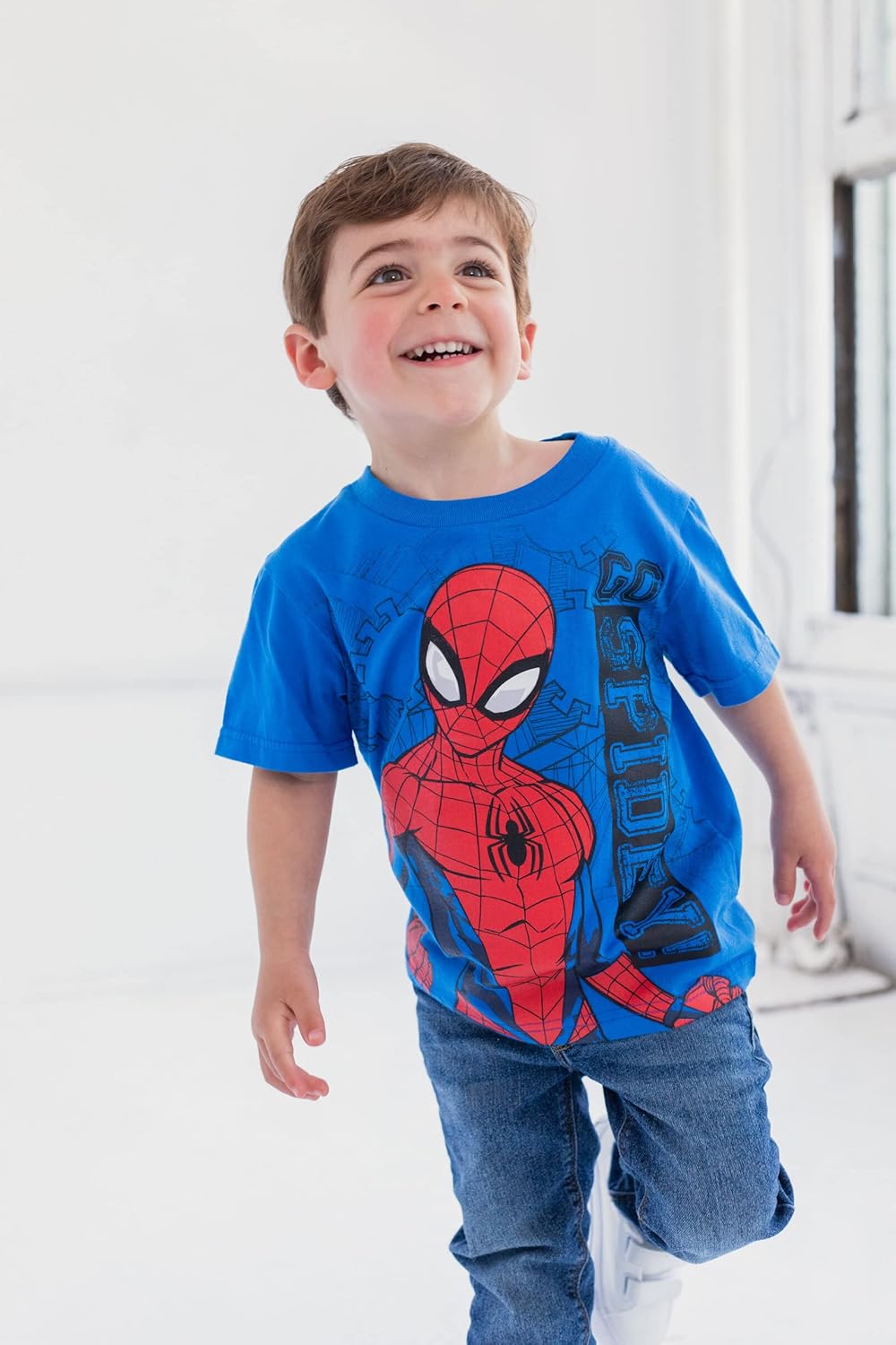 Marvel Spider-Man 4 Pack Pullover T-Shirts Toddler to Big Kid - Image 5