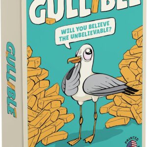 Gullible: The Hilarious Team Game of Creativity, Bluffing and Astonishing Facts. Will You Fool Your Family and Friends or Believe The Unbelievable? (Gullible – Same Game, Smaller Box) (New Edition)