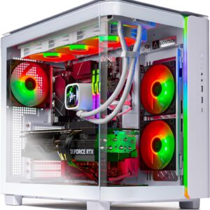 Skytech Gaming King 95 Desktop PC, Ryzen 7 9800X3D 4.7 GHz (5.2 GHz), NVIDIA RTX 5070 Ti 16GB, 1TB Gen4 NVMe SSD, 32GB DDR5 RAM 5600 RGB, 850W Gold ATX 3 PSU, 360mm ARGB AIO, Wi-Fi, Win 11