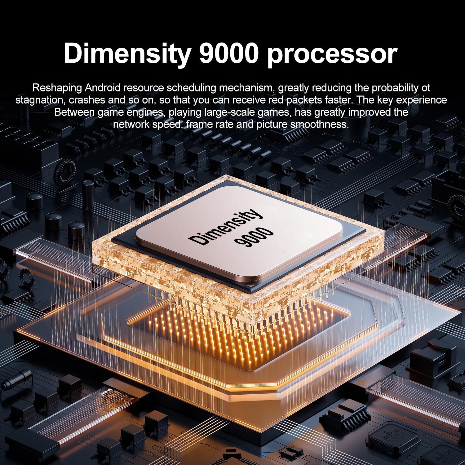 15ProMax 5G Unlocked Smartphone,16GB+512GB Fully Cell Phone for Android 14, 6.8" Unlocked Cell Phone, 6800mAh, 48MP+108MP Dual Camera/Dual SIM/Fingerprint Lock/Face (Dark Blue) - Image 6