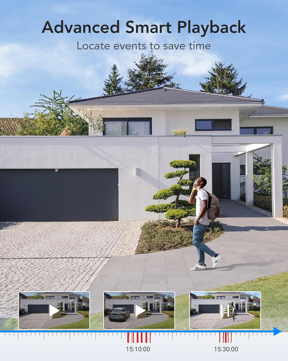 ANNKE 1080P Lite H.265+ 16CH Security Camera System, 5 in 1 Surveillance DVR and 16Pcs 1080 Outdoor Cameras, IP67 Waterproof, 2TB HDD, Smart Dual Light, View Remotely, Motion Detection - Image 6