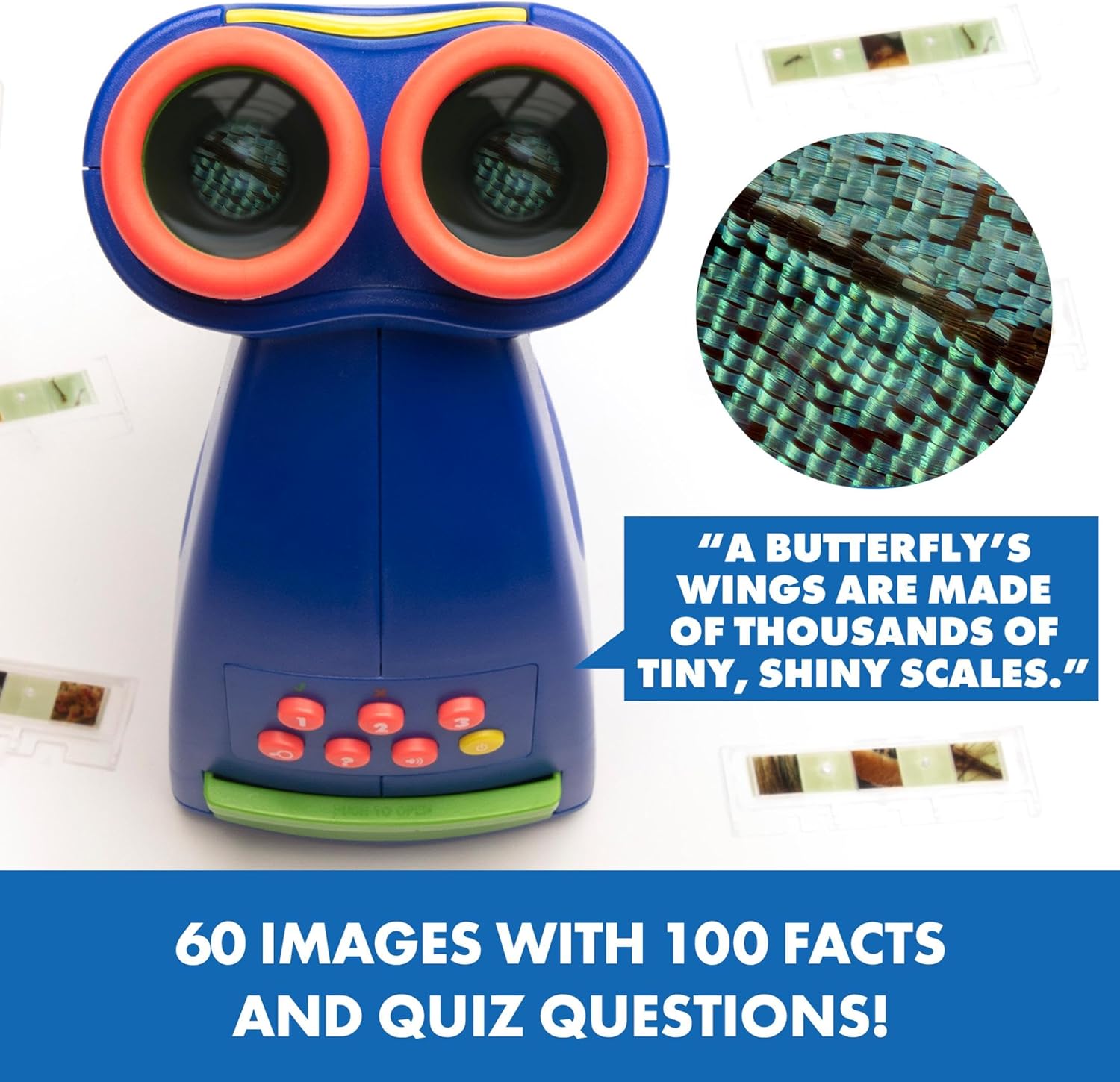 Educational Insights GeoSafari Jr. Talking Kids Microscope, Preschool STEM Toy, Featuring Bindi Irwin, Microscope for Kids, Gift for Toddlers Ages 3+ - Image 3