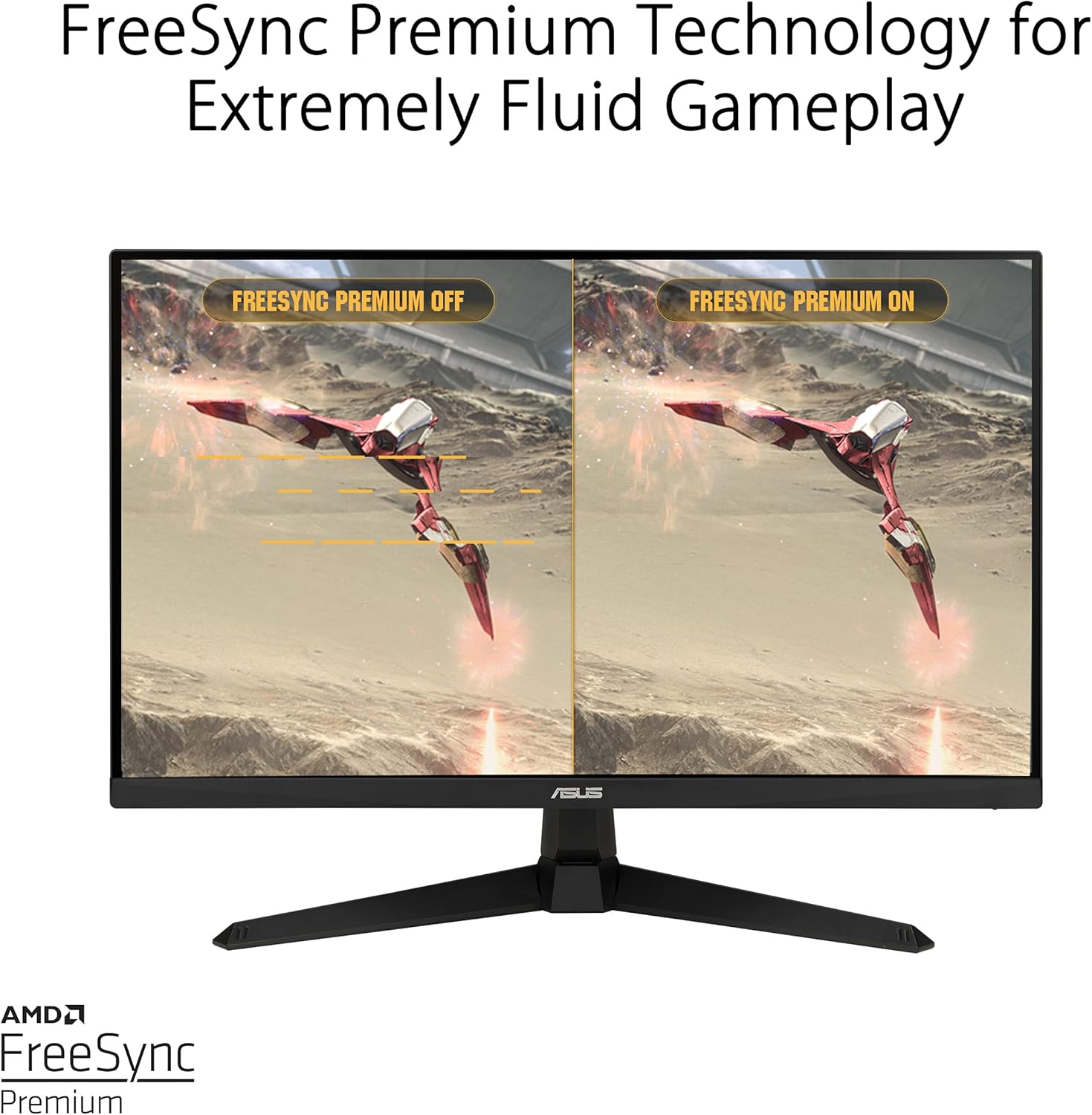 ASUS TUF Gaming 27 Inch Gaming Monitor - Full HD, 1080P, 165Hz (Supports 144Hz), 1ms, Extreme Low Motion Blur, FreeSync Premium, Shadow Boost, Eye Care, HDMI, DisplayPort, Tilt Adjustable - VG277Q1A - Image 4