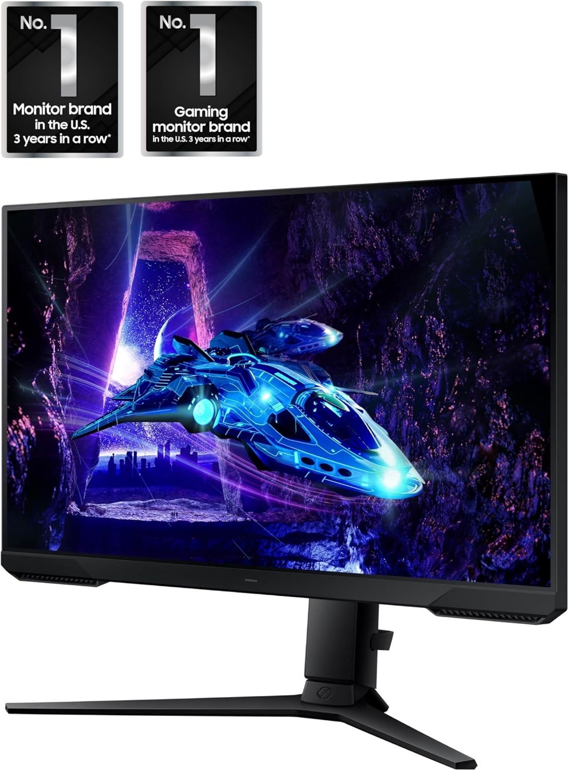 Samsung 27-Inch Odyssey G3 (G30D) Series FHD Gaming Monitor, 1ms, 180Hz, AMD FreeSync, Adjustable Stand, Black Equalizer, Virtual Aim Point, Eye Saver Mode, Flicker-Free, LS27DG302ENXZA - Image 2