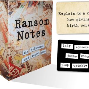 Ransom Notes – The Ridiculous Word Magnet Party Game, 3+ Players