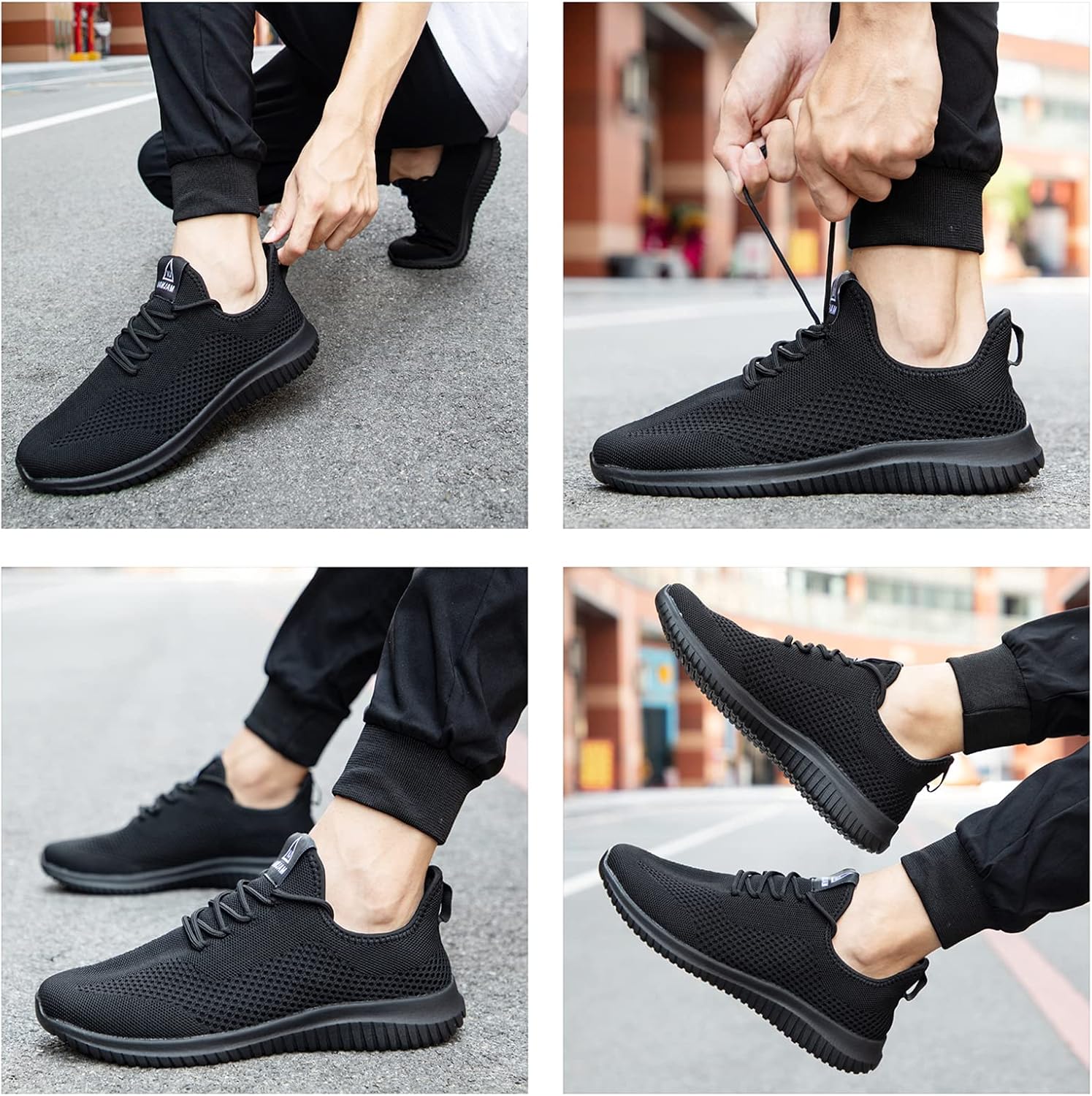 VAMJAM Men's Running Shoes Ultra Lightweight Breathable Walking Shoes Non Slip Athletic Fashion Sneakers Mesh Workout Casual Sports Shoes - Image 6