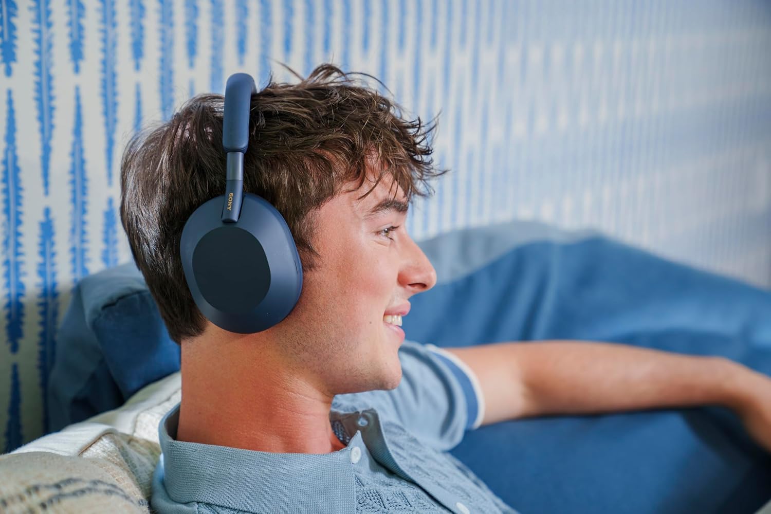 Sony WH-1000XM5 Premium Noise Canceling Headphones, Auto NC Optimizer, 30-Hour Battery, Alexa Voice Control, Midnight Blue - Image 16