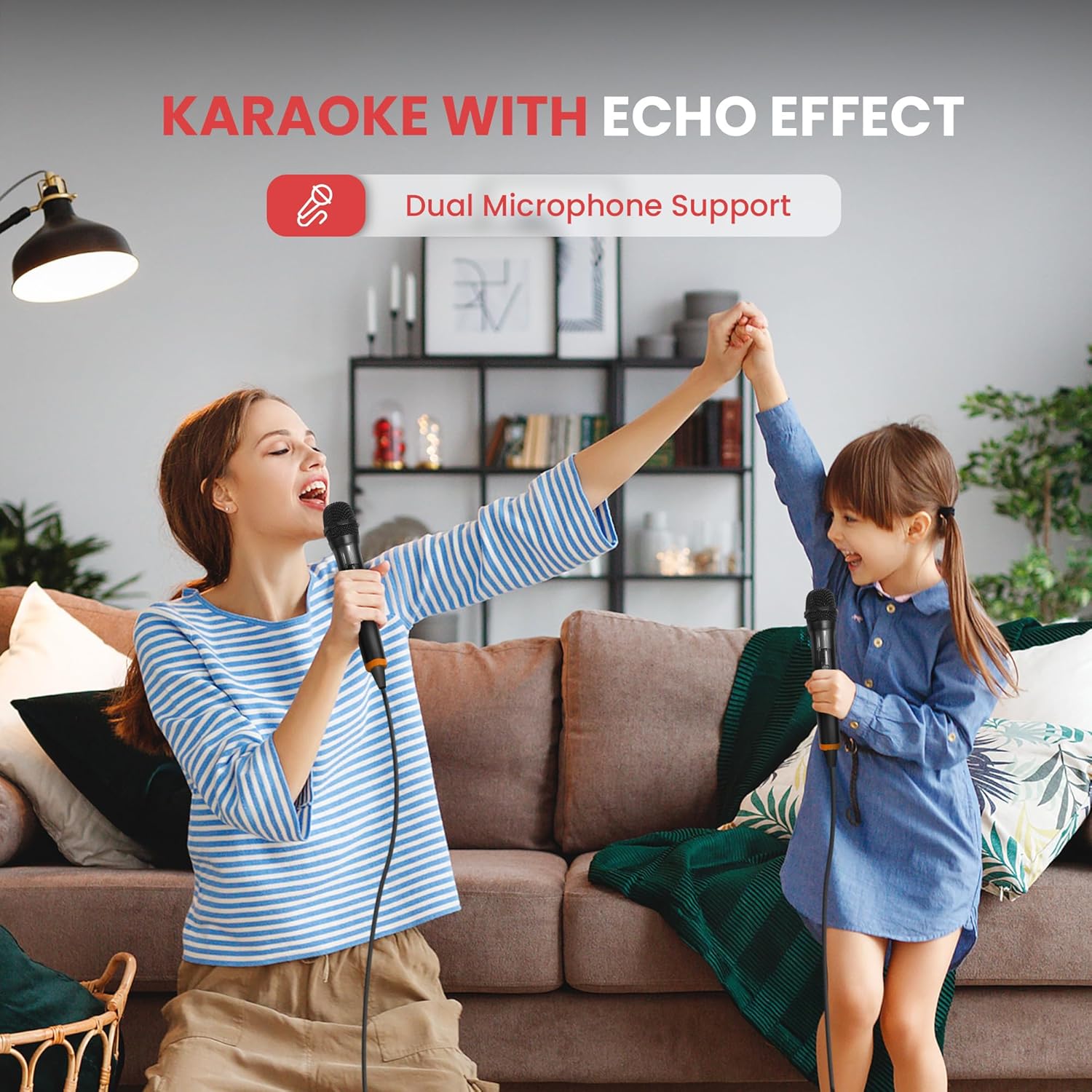 Pyle 4-Channel 1000W Power Amplifier with Bluetooth - Wireless Stereo Home Audio Receiver w/ Front Loading CD DVD Player, FM Radio, USB-A, Headphone, 2 Microphone w/ Echo, LED, Rack Mount - PD1000BA - Image 6