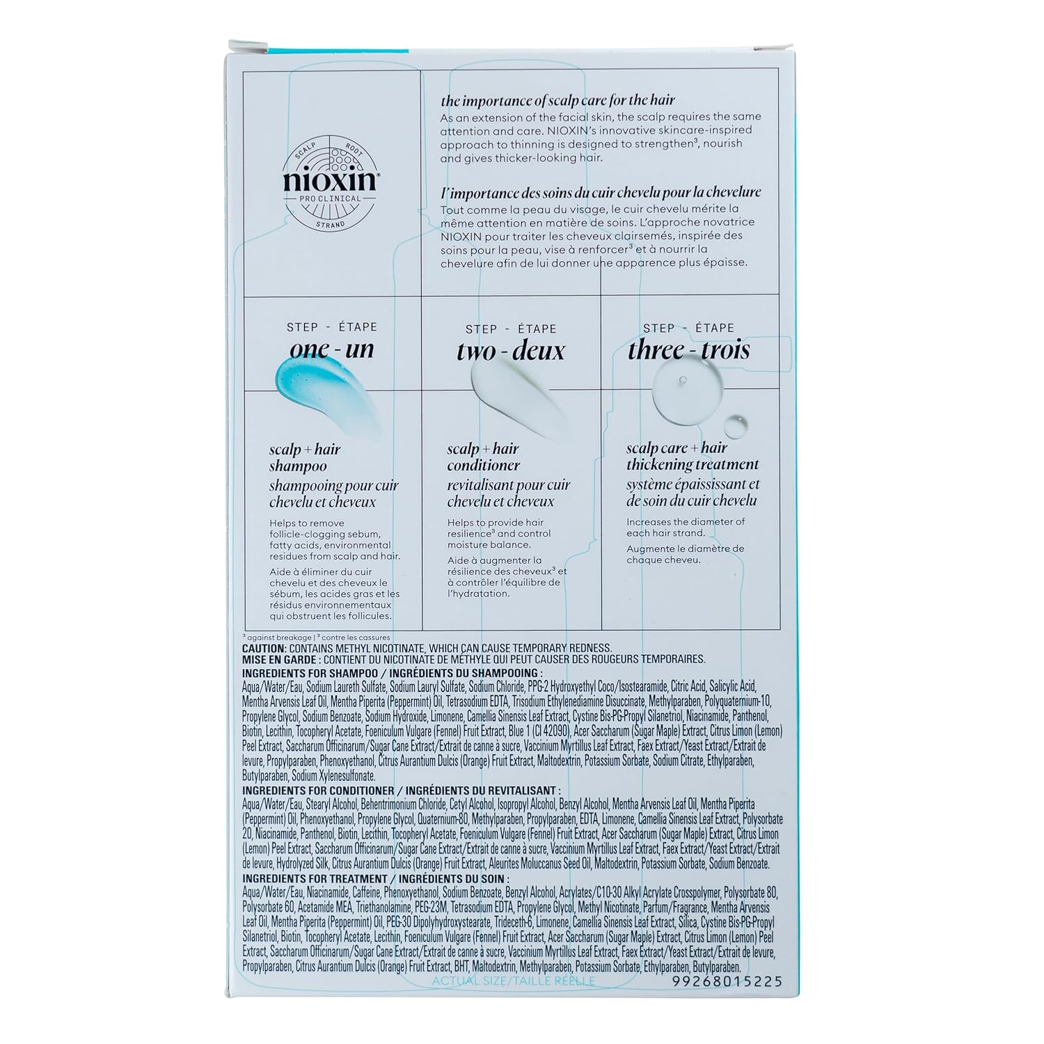 NIOXIN Scalp + Hair Thickening System Kits | For Natural, Colored, & Damaged Hair with Light to Progressed Thinning | Strengthen & Boost Hair Density with Niacinamide & Biotin | 1 Month Supply - Image 11