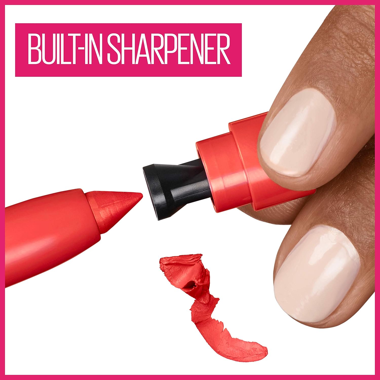 Maybelline Super Stay Ink Crayon Lipstick Makeup, Precision Tip Matte Lip Crayon with Built-in Sharpener, Longwear Up To 8Hrs, Lead The Way, Pink Beige, 1 Count - Image 6