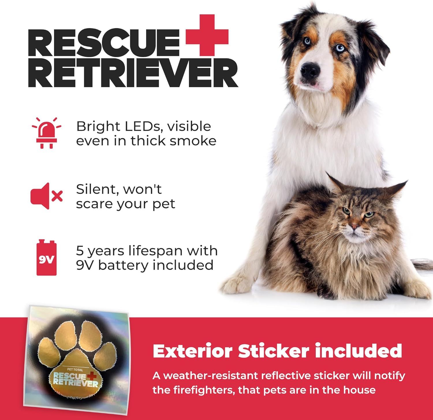 Rescue Retriever- Smoke Detector for pet Rescue in a Smoke or fire Emergency. - Image 9
