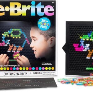 Lite Brite Classic, Favorite Retro Toy – Create Art with Light, STEM, Educational Learning, Holiday, Birthday, Gift, Boys, Kid, Toddler, Girls Age 4+
