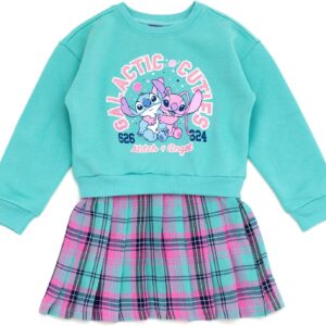 Disney Junior Girls Fleece Dress Toddler to Big Kid Sizes (2T – 14-16)