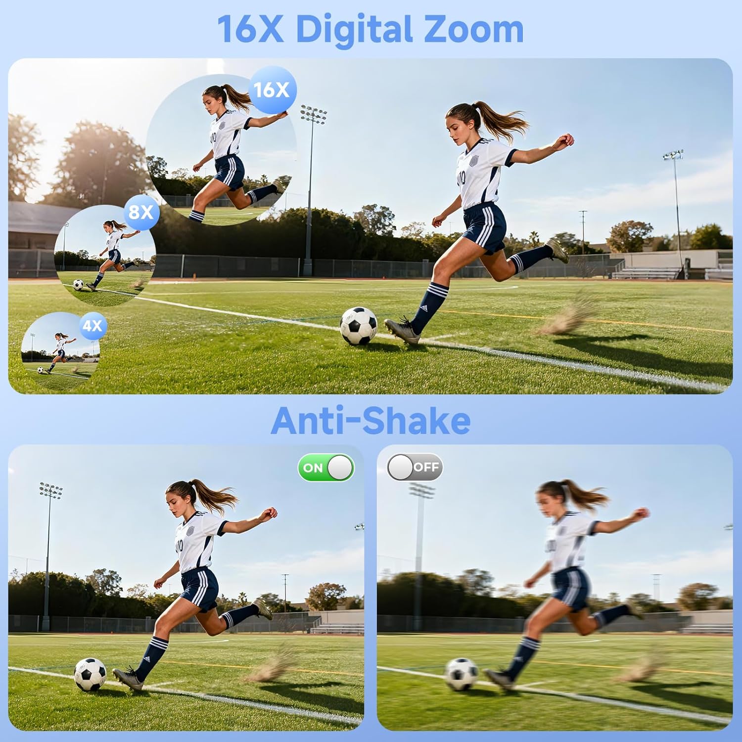 Digital Camera,UHD 75MP 5K Digital Cameras for Photography with WiFi,64GB SD Card Vlogging Travel Camera for YouTube,Featuring 3" 180°Flip Screen,Suitable for Beginners and Teens,Black - Image 5