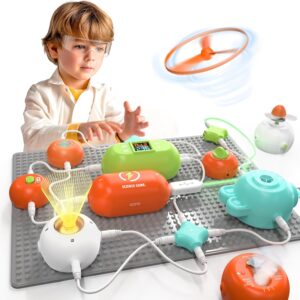 Science Kits for Kids – STEM Kits for Kids, Electronics Exploration Kit, Over 420 Projects, 35 Circuit Parts, STEM Educational Toy Gifts for Kid Boys Girls Ages 3 4 5 6 7 8 9 10 11 12