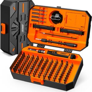 JOREST 115 in 1 Small Precision Screwdriver Set, Tool Gifts for Men Dad Him, Magnetic Repair Tool Kit for PC, Laptop, Tablet, iPhone, Macbook, Jewelers, PS5, Xbox, Switch, Game Console, Door &Chair
