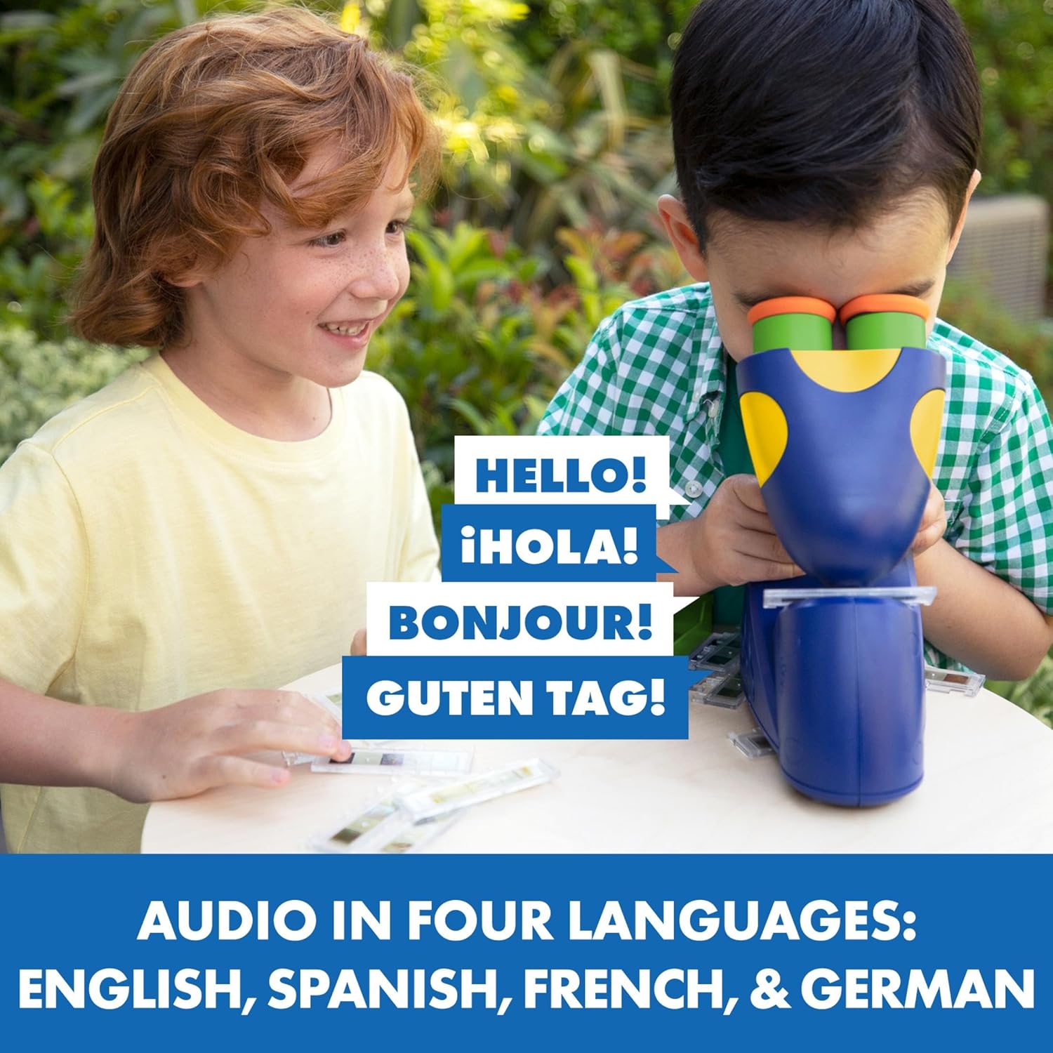 Educational Insights GeoSafari Jr. Talking Kids Microscope, Preschool STEM Toy, Featuring Bindi Irwin, Microscope for Kids, Gift for Toddlers Ages 3+ - Image 6