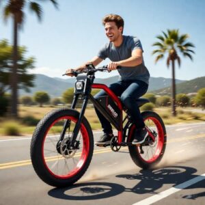 sepado Electric Bike for Adults 2400W Dual Motor, 52V 25AH Battery 40-70Miles Range Ebike Full Suspension Hydraulic Brake Electric Mountain Bike with Upgrade LCD Color Display