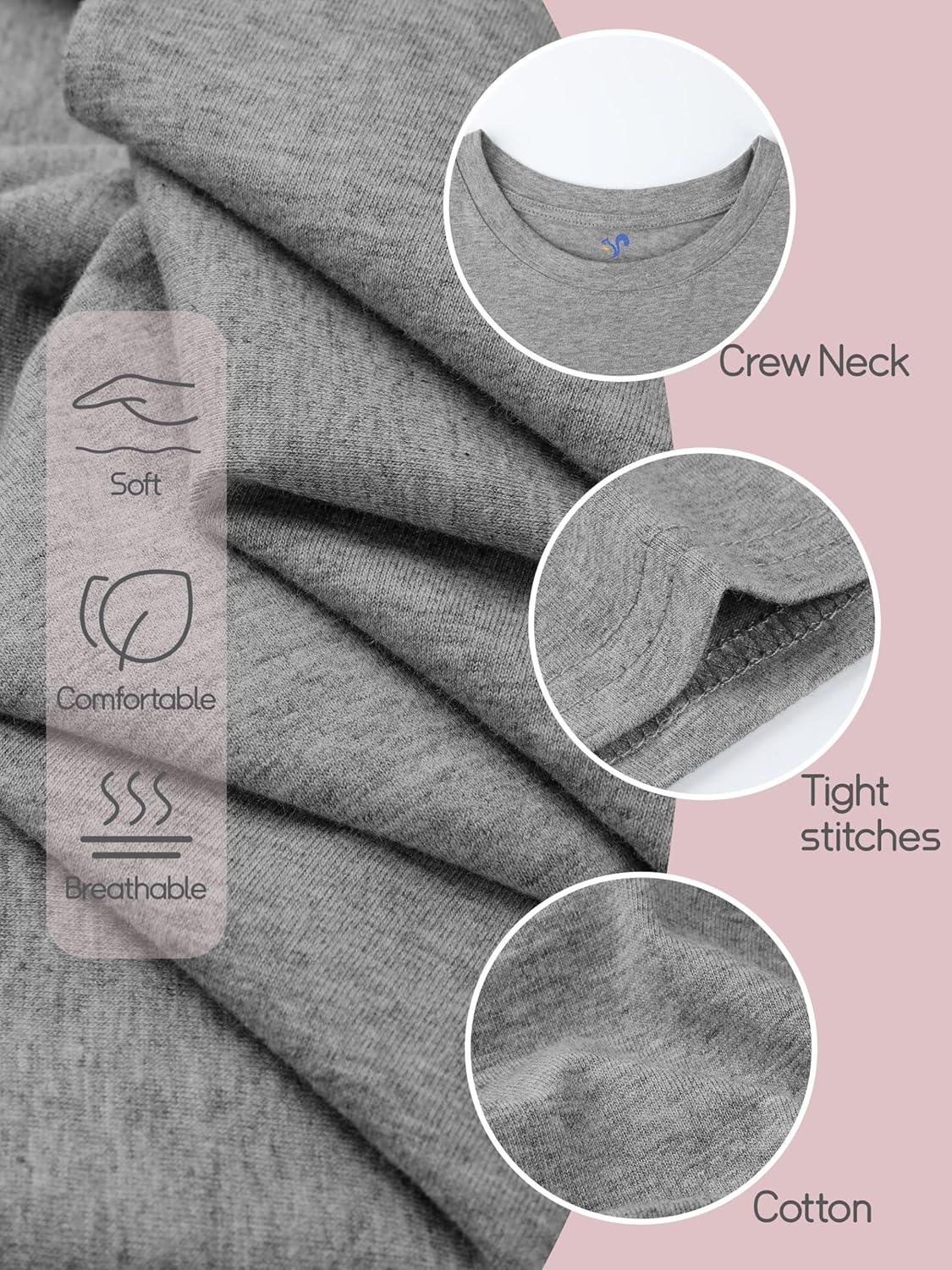 5 Pack Boys Shirts Short Sleeve Shirts for Boys Cotton T-Shirts Kids Toddler Tshirts Tees Clothes Summer Tops - Image 2