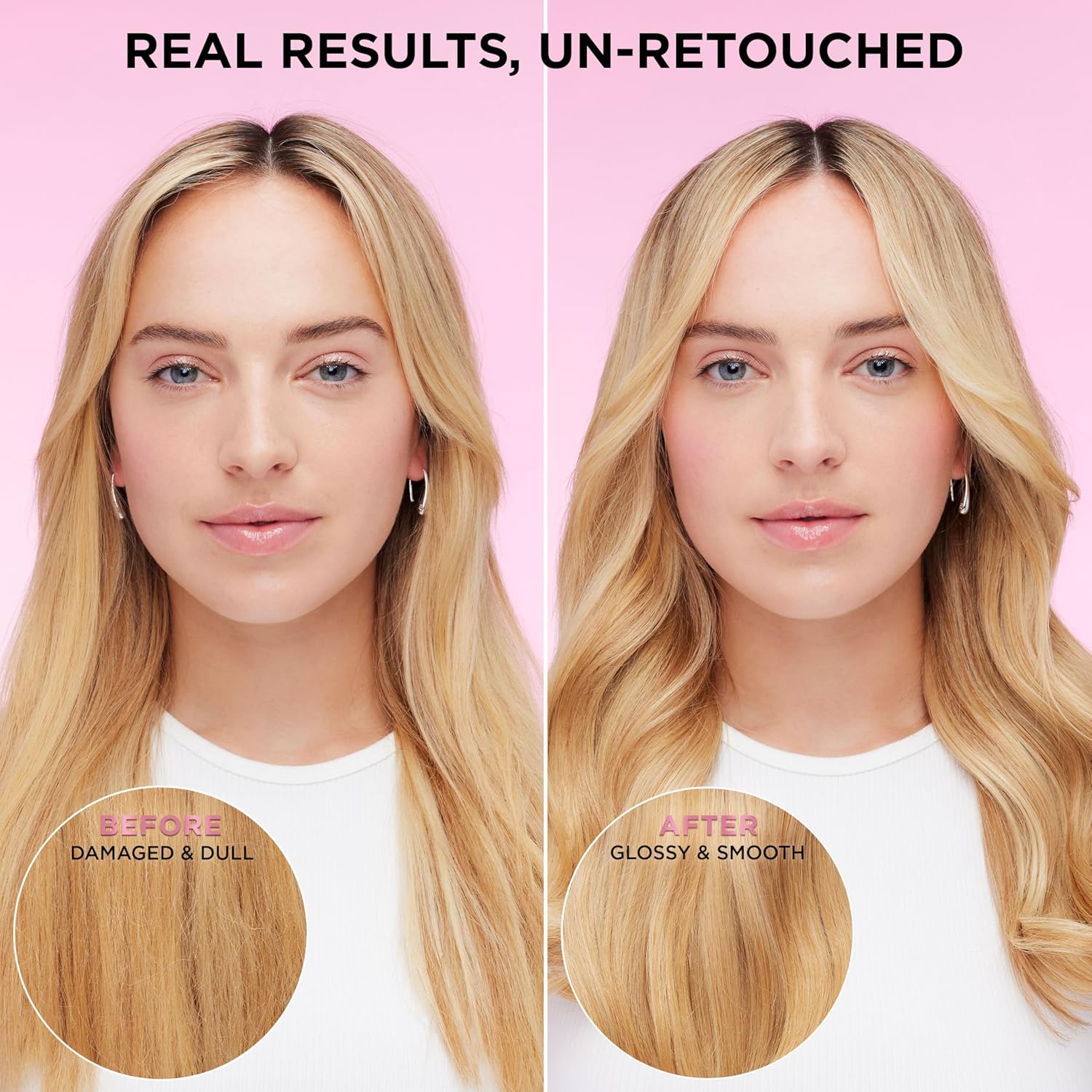 L'Oreal Paris Glossing Sulfate Free Shampoo and Conditioner Set with Glycolic Acid, Hair Care for Lasting Shine and Smoothness for Dull, Dry Hair, EverPure, 1 Kit - Image 8