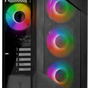 YEYIAN Gaming PC.Core i5 14400F, RTX 5060 8GB GDDR7, 1TB NVMe, 16GB DDR5, 650W 80+ Gold, Windows 11 Home. Model YPI-ED44F0B-5601U