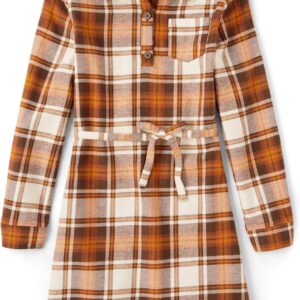 The Children’s Place Big Girls’ Long Sleeve Casual Dress