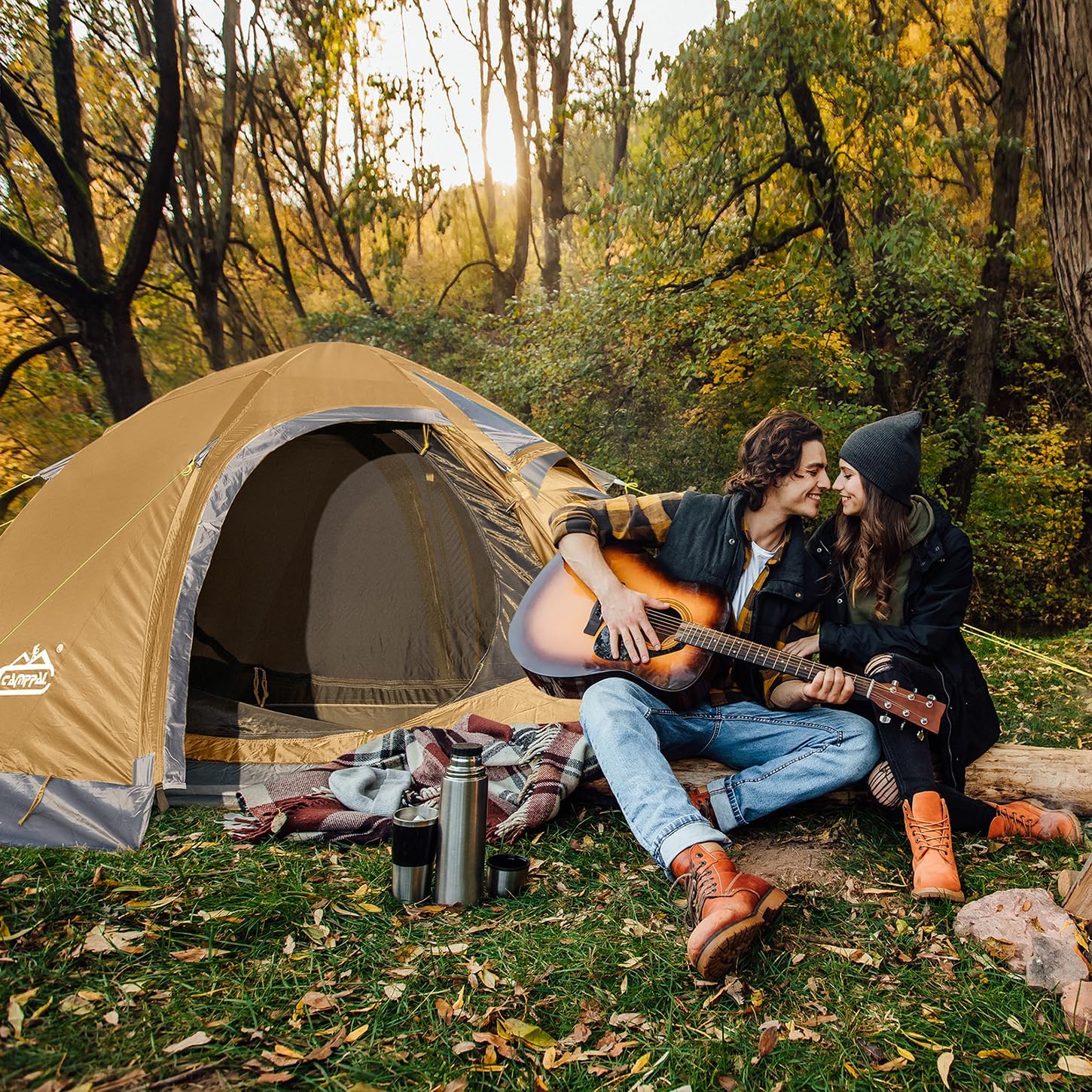 2 Person Backpacking Tent, Waterproof 4 Season Tent, Windproof Cold Weather Winter Tent for Camping, Hiking, Hunting, Cycling - Image 2