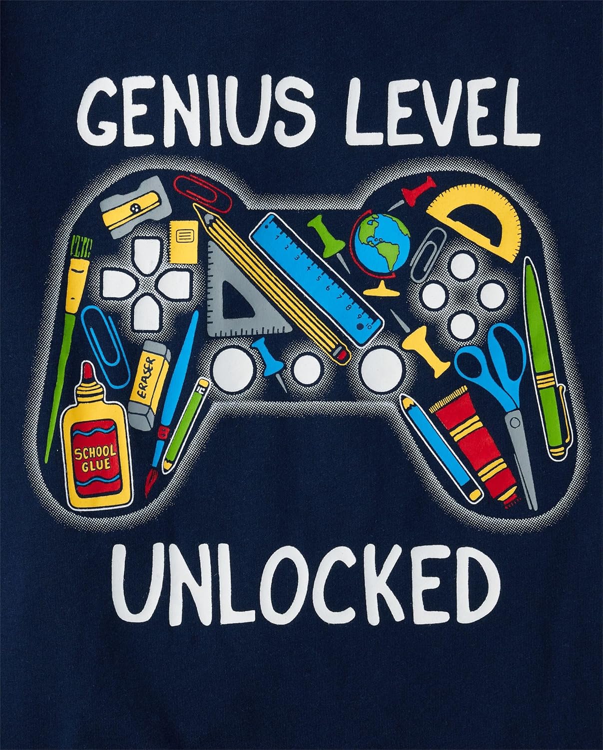 The Children's Place Boys School,Learning Short Sleeve Graphic T-Shirts,3 Pack - Image 4