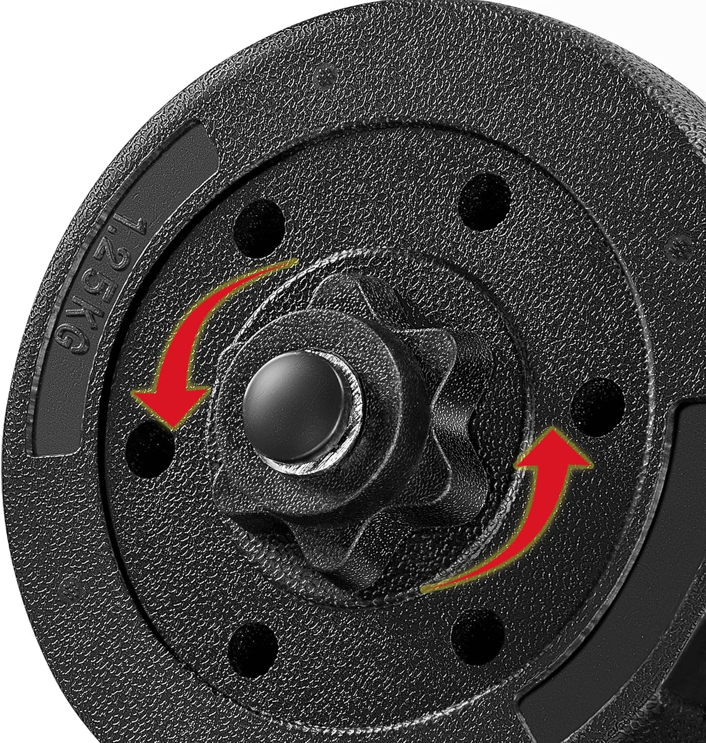 Yaheetech Adjustable Dumbbells Weight Set Dumbbell Weights Exercise & Fitness Equipment w/ 4 Spinlock Collars for Women & Men Home Gym Strength Training - Image 9