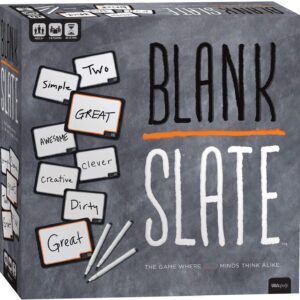 USAOPOLY BLANK SLATE, Where Great Minds Think Alike, Fun Family-Friendly Board Game, Word Association Party Game, Easy to Learn, Fun to Play Family Game Night, 3-8 Players, Ages 8+