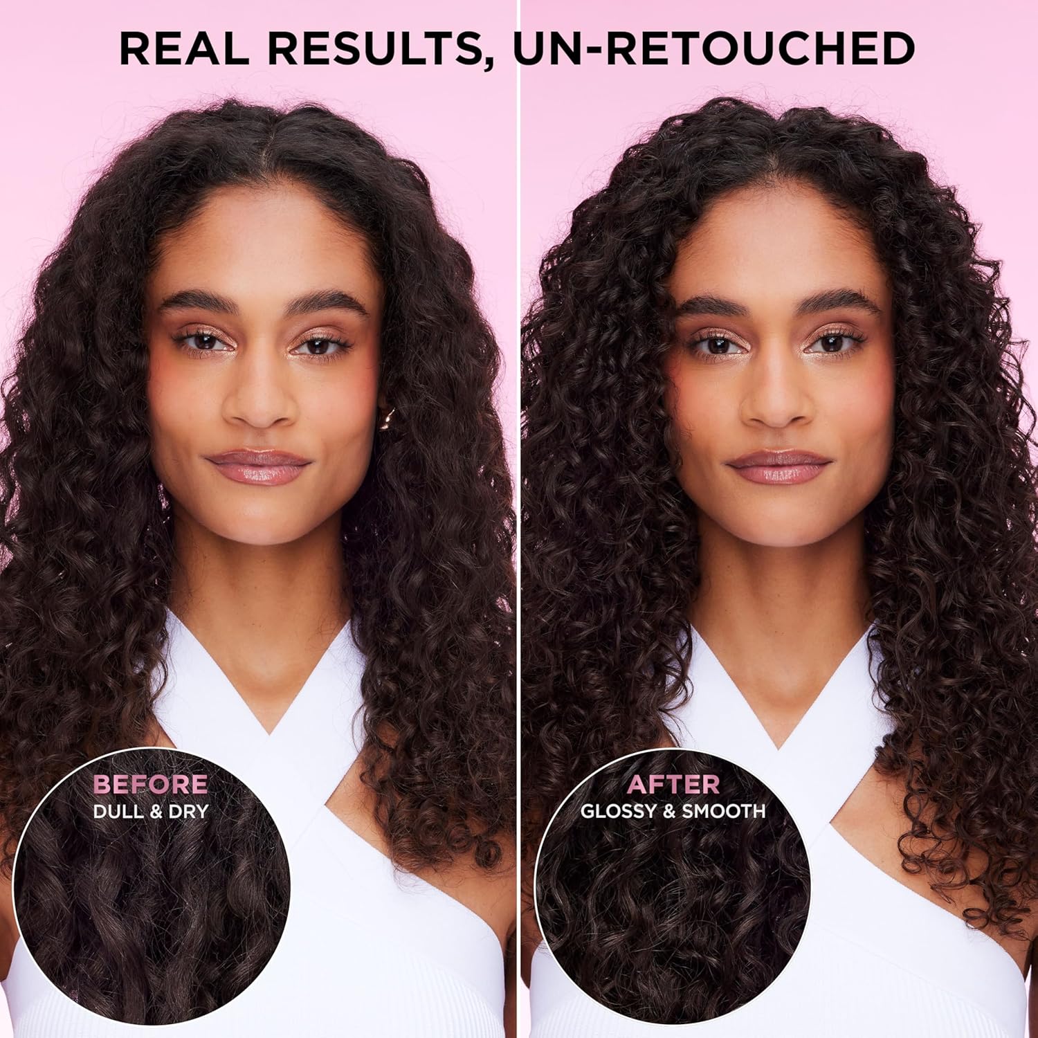 L'Oreal Paris Glossing Sulfate Free Shampoo and Conditioner Set with Glycolic Acid, Hair Care for Lasting Shine and Smoothness for Dull, Dry Hair, EverPure, 1 Kit - Image 7