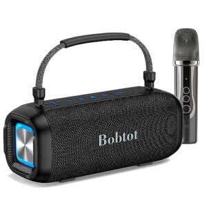 Bobtot Home Theater Systems Surround Sound Speakers with Portable Karaoke Machine
