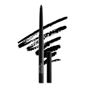 wet n wild Mega Last Breakup Proof Waterproof Retractable Gel Eyeliner – Ultra Pigmented 16-Hour Long Wear, Smudge Proof Satin Finish Formula, Cruelty-Free & Vegan – Charcoal