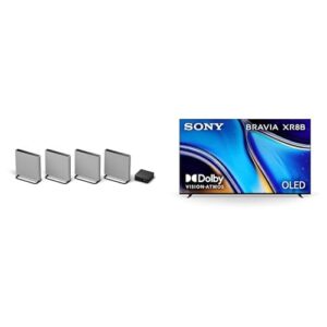 Sony BRAVIA Home Theater Bundle: 16-Speaker HT-A9M2 Theater System with 360 Spatial Sound & 65″ OLED 4K XR8B Smart Google TV (2025 Model)