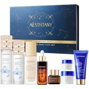 R RadiantRise Anti-Aging Skin Care Kit For Women Anti-Wrinkle Firming Skin Care Daily Routine Rejuvenating 8-In-1 Skincare Sets Gift Sets