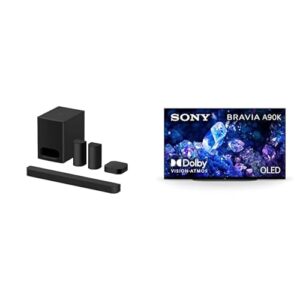 Sony BRAVIA Theater System 6 5.1ch Home Theater Sound Bar Bundle with 42-Inch 4K OLED A90K Smart TV