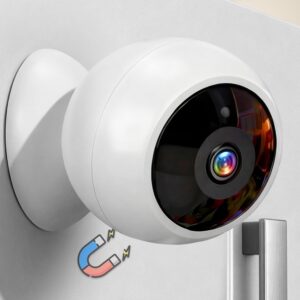 AMTIFO Security Cameras Wireless Outdoor Magnetic: Install-Free Smart Indoor 2K WiFi – Long Battery Life Powered Wireless Cameras for Home Security with AI Motion Detection