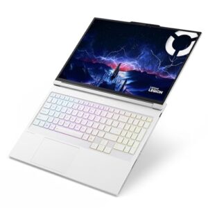 Lenovo Legion 7i Gaming Laptop, 16″ 2.5K 240Hz OLED 1ms Display, NVIDIA RTX 5070, Intel Core Ultra 9 275HX, 64 GB DDR5 5600MT/s, 8 TB SSD, Wi-Fi 7, Backlit Keyboard, Windows 11 Pro, Glacier White