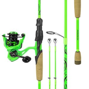 KastKing Zephyr Dual-tip Rod Spinnig Reel Combo,6ft 6in ML& M,2000 Reel