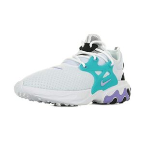 Nike Men’s React Presto Running Shoes (White/Night Maroon-Black-Atomic Violet, 11)