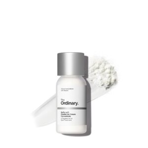 The Ordinary Sulfur 10% Powder-to-Cream Acne Spot Treatment Concentrate, Reduces Pimple Size and Zit Redness, 0.18 Oz