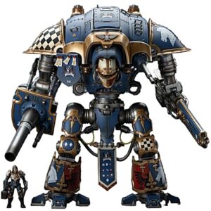 JOYTOY Warhammer 40k 1/18 Action Figure Imperial Knights House Terryn Knight Paladin Collectible Gifts,Toys for Kids 15+ and Adults 21-inch