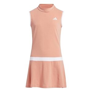 adidas Girls’ Long Sleeve Versatile Dress, Wonder Clay Melange, Large