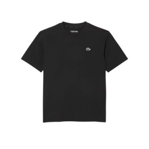 Lacoste Men’s Sport Ultra Dry Lightweight Stretch Sport T-Shirt, Black, Small