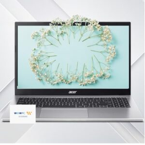 acer Aspire Premium Laptop | 15.6″ FHD Display | AMD Ryzen 7 5700U (Beats i7-1250U) | 64GB RAM | 4TB SSD | Long Battery Life | Sleek Design | Ethernet Port | Windows 11 Pro | w/WOWPC Bundle