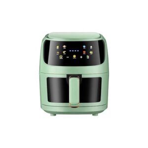 Food Essentials And Family Helpers Smart Oil-free Electric Fryer 6L Air Fryer Household Oven Automatic(Light Green,JP)