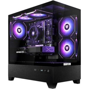 BEASTCOM Q5 Pro Gaming PC | AMD Ryzen 5 4500 6X 4,10GHz 12 Threads | GeForce RTX 3050 6GB | 16GB RAM | 1TB NVMe SSD | WiFi 5 | Windows 11 Pro