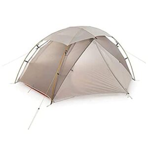 Pkfinrd Travel Tent 2 Man Camping Tent Nylon Silicone Outdoor 2 Person Camp Tents for Outdoors (Color : Blue)